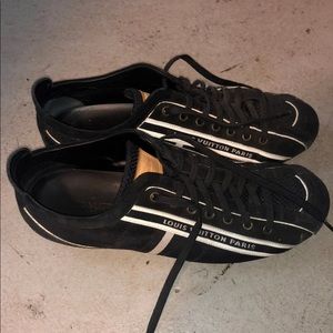 Louis Vuitton Black Suede Impulsion Sneaker